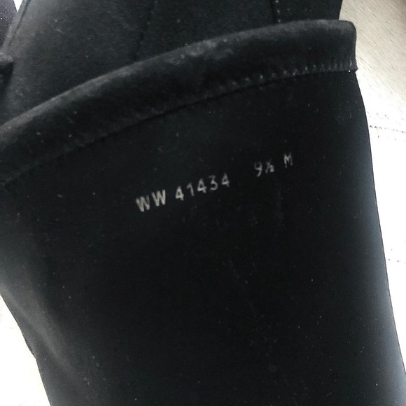 2xHP🎉 Stuart Weitzman Highland Over-The-Knee Suede Boots in Black - Picture 10 of 12